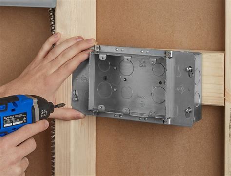 how to remove metal wall electric box|replace outlet box in drywall.